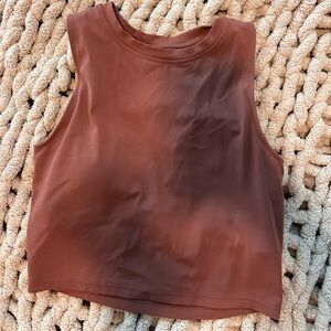 Women's Sleeveless Top in Brown